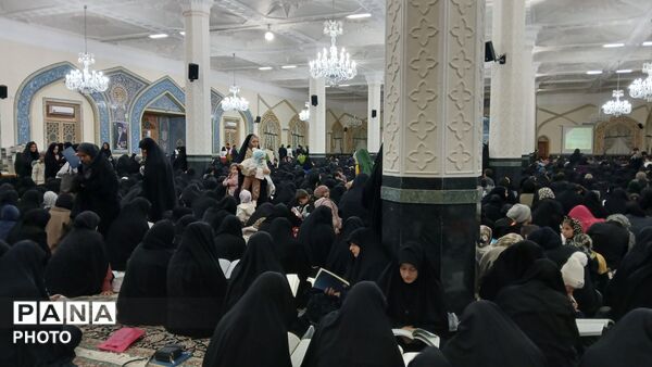 مراسم عزاداری شب قدر در زیارتگاه شهید مدرس