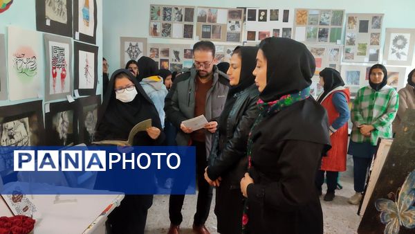 نمایشگاه ماها در هنرستان بصیرت آشخانه