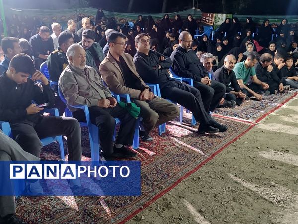 مراسم سوگواری، علم گردانی در روستای گرمدره 