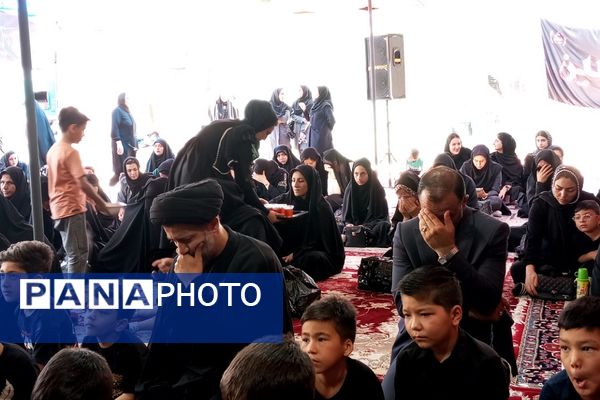 سوگواری سیدالشهدا در دبستان تربیت نصیر شهر