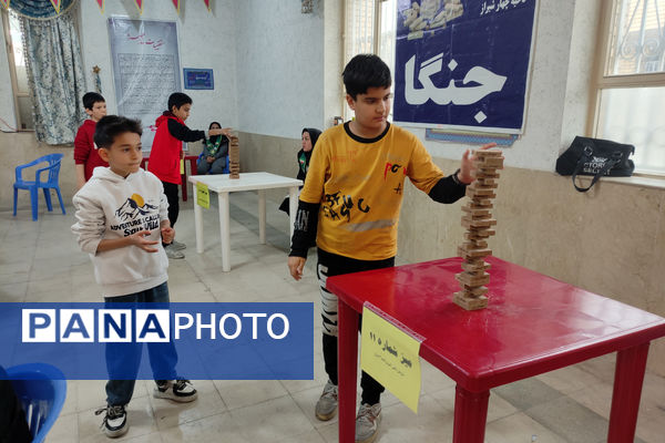 برگزاری مسابقات بازی فکری رشته جنگا ناحیه 4 شیراز