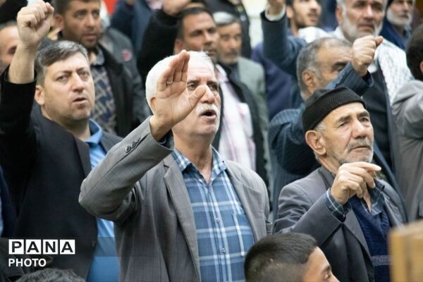 حضور حماسی مردم سردرود در اجتماع مردمی