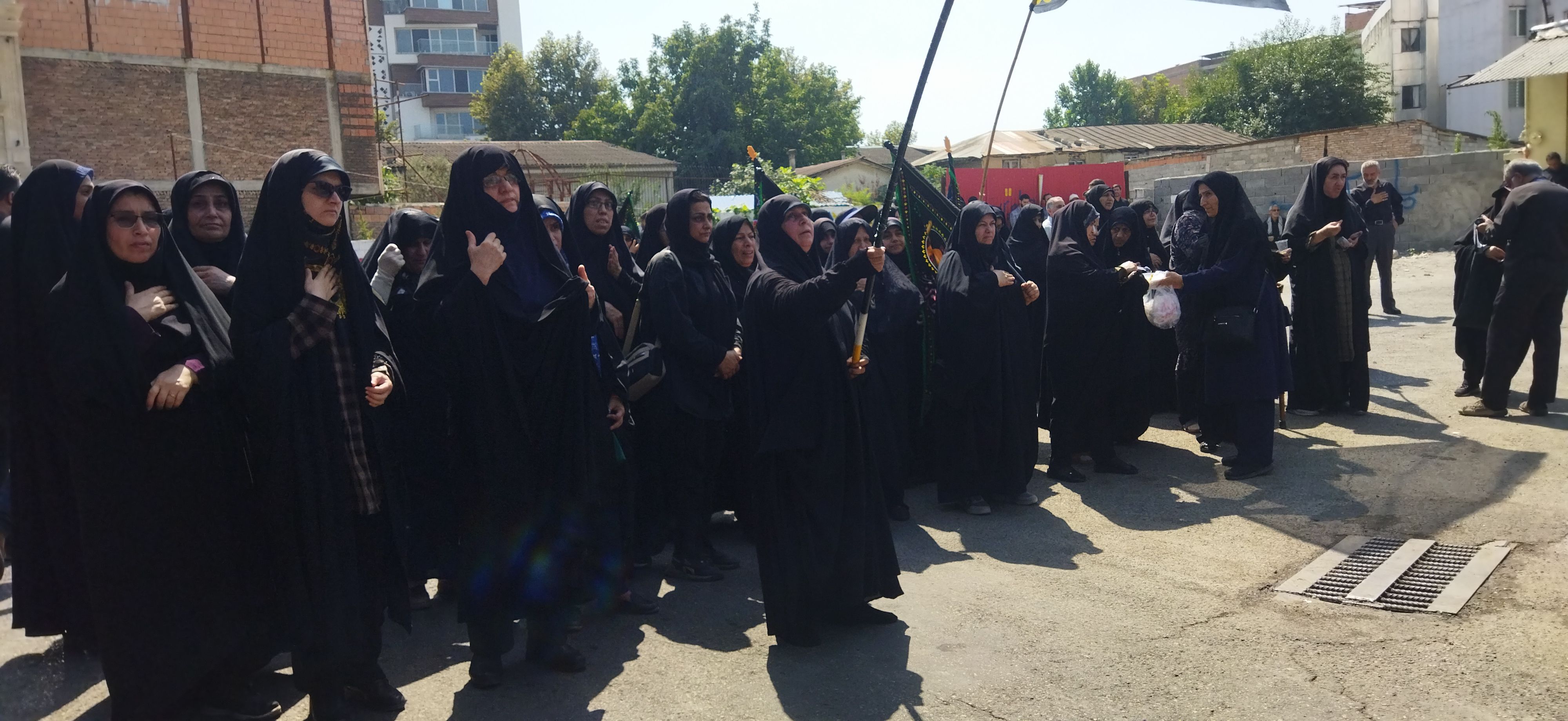 راهپیمایی عزاداران قائمشهری در سالروز رحلت رسول اکرم (ص) و امام حسن مجتبی (ع)