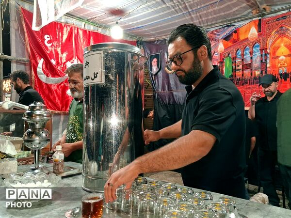 خدمات رسانی موکب های مردمی حسینه فضل 