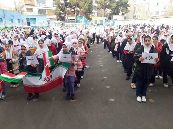 برپایی جشن طنین مقاومت در مدارس شهرستان قدس