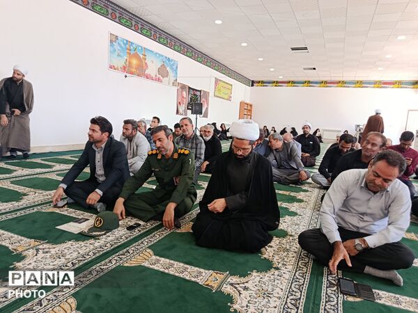 تجدید میثاق فرهنگیان شهرستان خوسف با آرمان‌های آقای شهید ایران