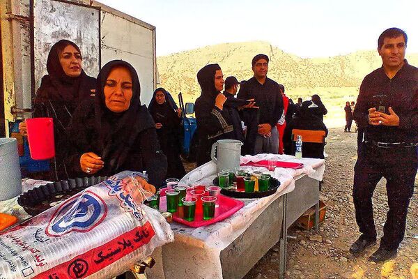 پذیرایی موکب‌ها از جاماندگان اربعین حسینی در شهرستان باشت