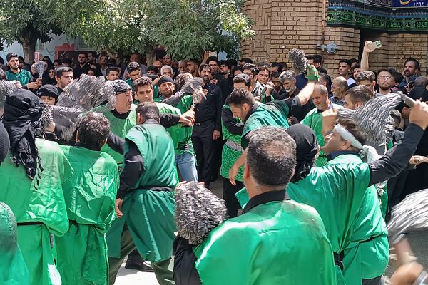عزاداری مردم کرمانشاه در تاسوعای حسینی