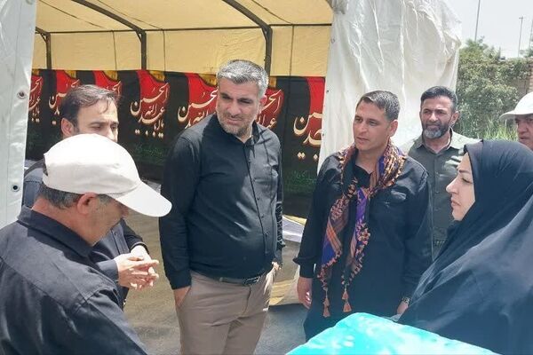 بازدید نمایندگان سازمان بازرسی استان البرز از موکب عاشقان امام شهید 