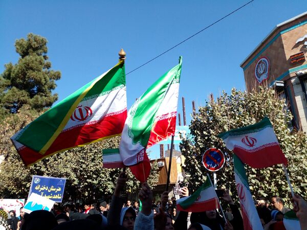 راهپیمایی ۱۳ آبان و روز دانش آموز در نیشابور 