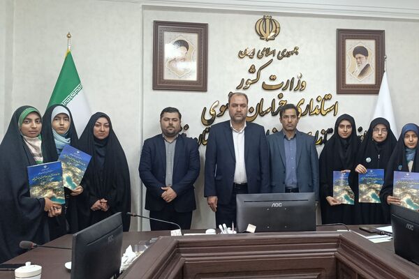 نشست بر خط قرارگاه‌های میدان 14صفر 3 با استاندار خراسان رضوی در فرمانداری نیشابور