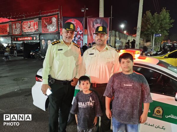 مراسم عزاداری رهبر شهید در شهر هشتگرد 