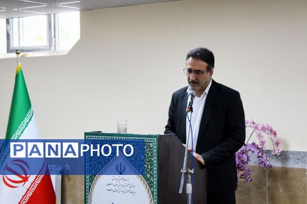 مراسم افتتاح هنرستان دخترانه ۱۸ کلاسه ربیعی در بروجرد 