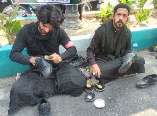 برپایی موکب عشاق الحسین سازمان دانش‌آموزی شهر تهران