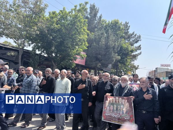 تشییع پیکر شهید ایمان وحیدی در آشخانه