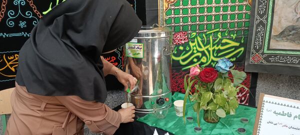 برپایی موکب دانش‌آموزان فراهانی در ایام فاطمیه