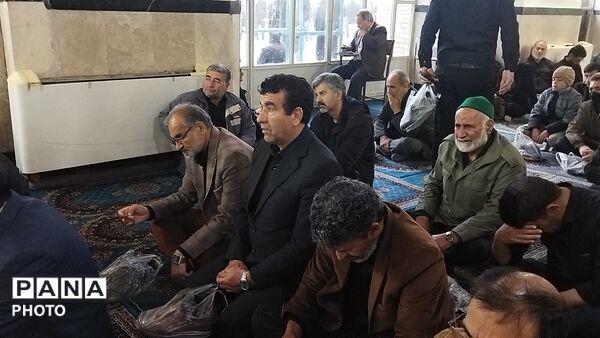 عزاداری مردم نیشابور برای شهادت رهبر عزیز انقلاب اسلامی 