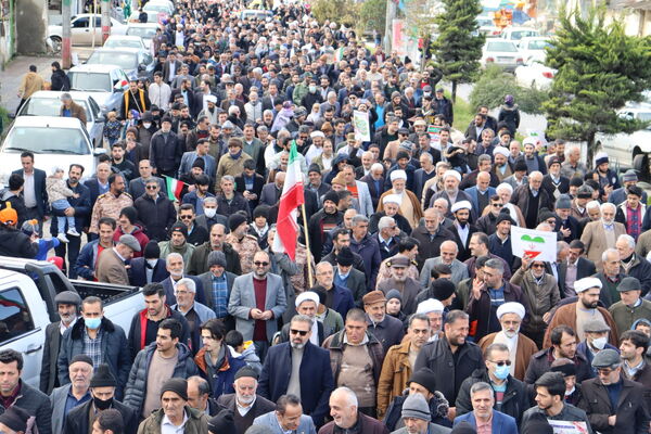 راهپیمایی ۲۲ بهمن بخش بندپی شرقی