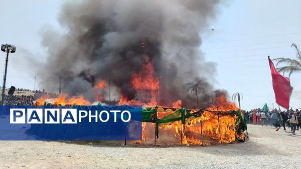 مراسم تعزیه‌خوانی در شهر طاقانک