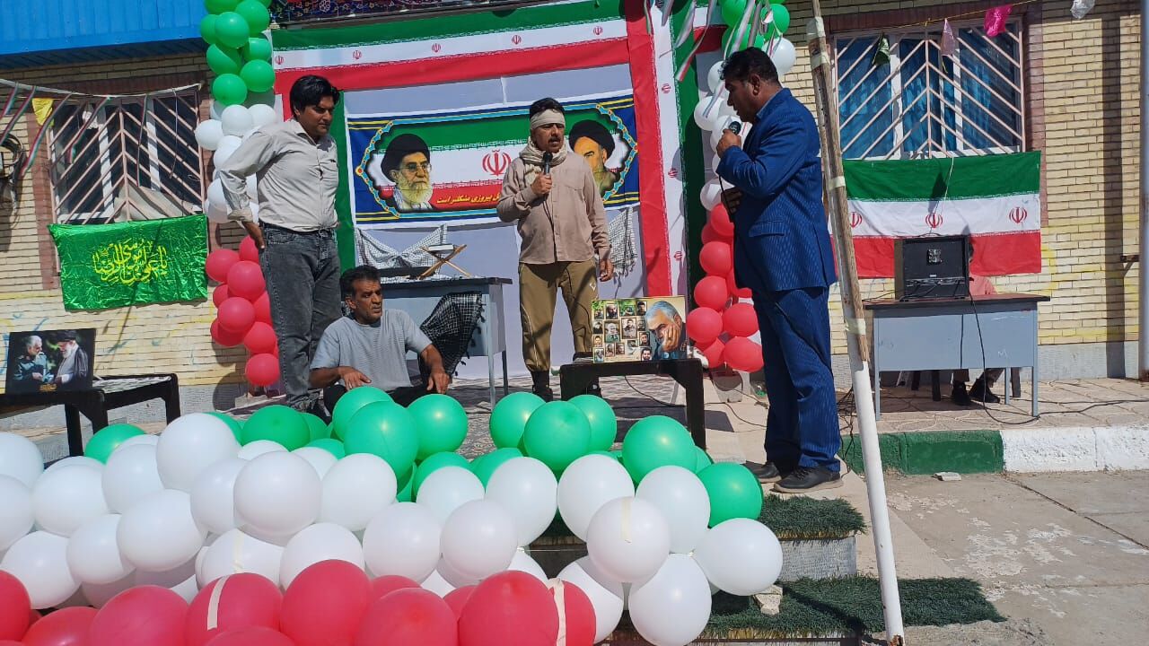 جشن دهه فجر در قلعه‌گنج