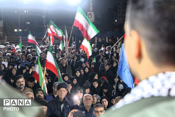 بیست و پنجمین شب متوالی خون خواهی از رهبر شهید