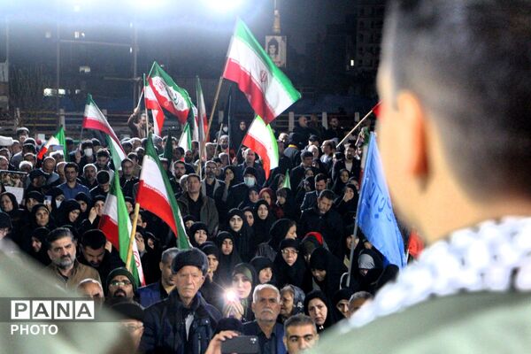 بیست و پنجمین شب متوالی خون خواهی از رهبر شهید