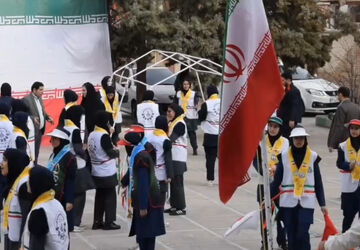 مانور تشکیلاتی یاوران انقلاب پیشتازان مقاومت استان لرستان  مدرسه صدیقه کبری