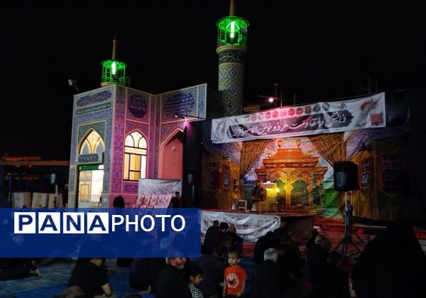 عزاداری  شب تاسوعای حسینی در مسجد شهدای گمنام 