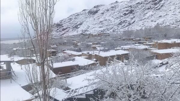 سفیدپوش شدن روستاهای یزد به روایت تصویر