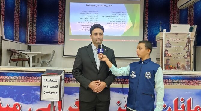 انتخابات انجمن اولیا و مربیان مدرسه نمونه دولتی فرزانگان شهرستان شیروان
