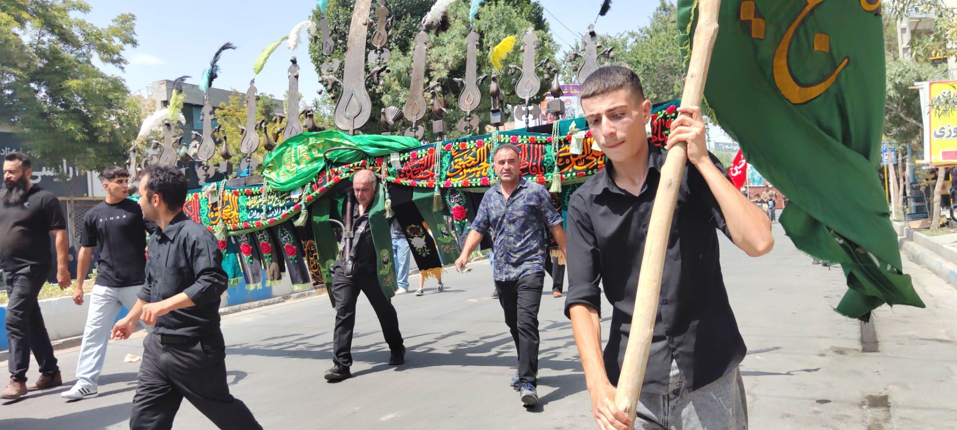 برگزاری مراسم عزاداری اربعین حسینی  در شیروان