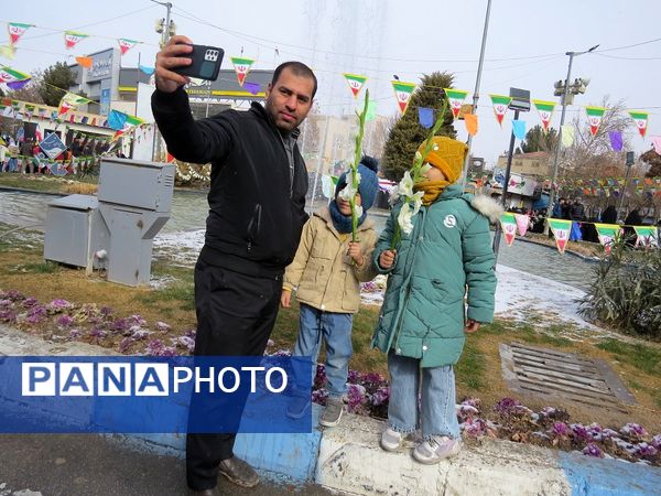 راهپیمایی باشکوه ۲۲ بهمن ماه شهرستان بجنورد 