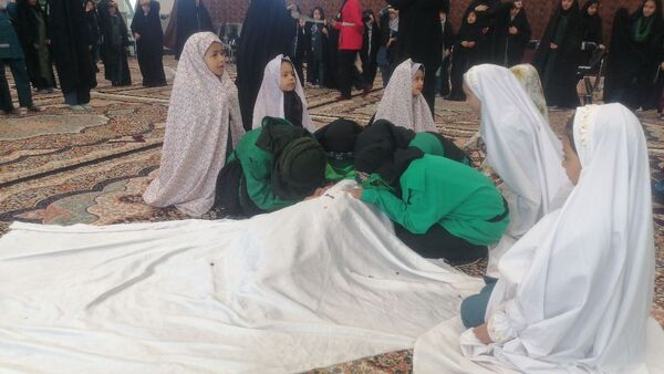 سوگواری دهه فاطمیه ویژه دانش آموزان آموزشگاه زهرا عبداللهیان ارغا 