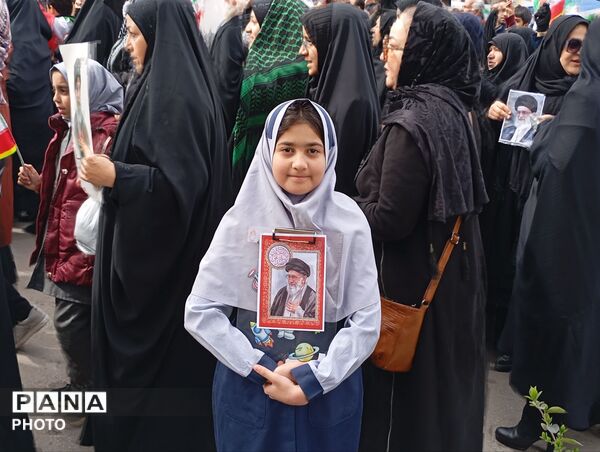 کاپشن صورتی های راهپیمایی قدس