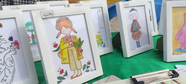 بازارچه کارآفرینی دانش آموزان دبیرستان پژمان بختیاری مشهد 