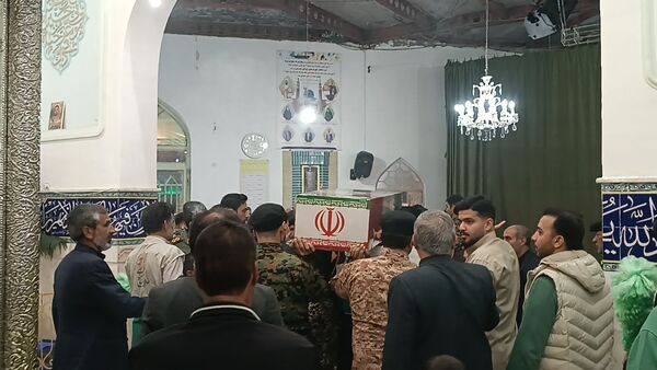 تشییع پیکر شهید گمنام در شهرستان کاشمر 