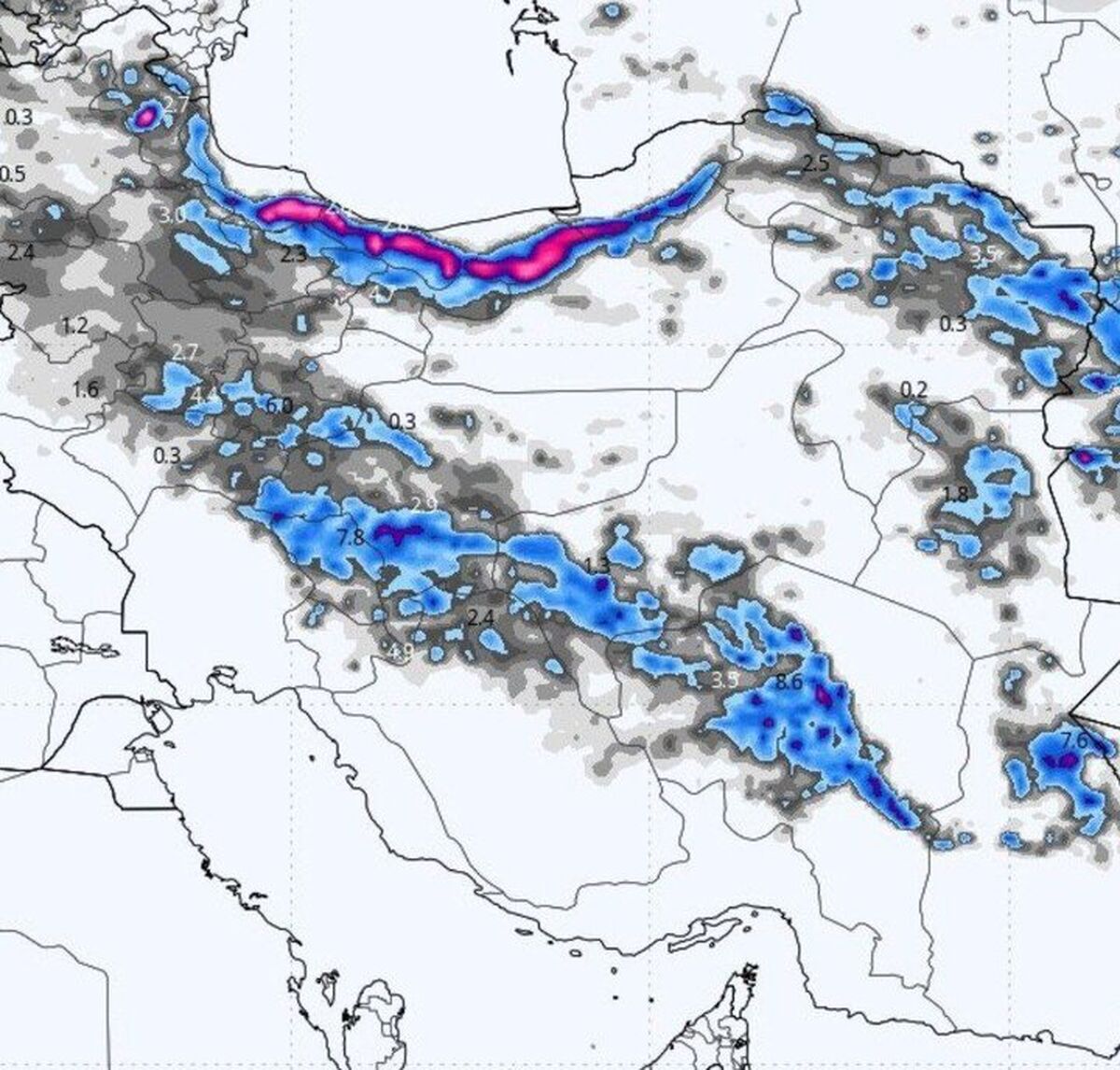 هشدار بارندگی و باد شدید در ۱۵ استان
