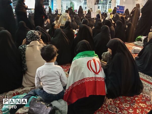 مراسم وداع با پیکر مطهر سردار شهید غلامرضا محمد زاده