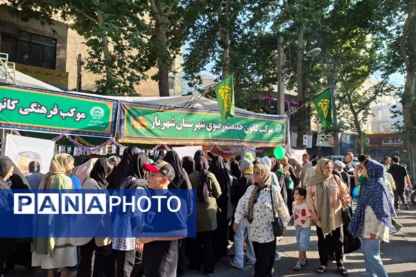 حضور پرشور مردم شهریار در راهپیمایی کیلومتری غدیر 