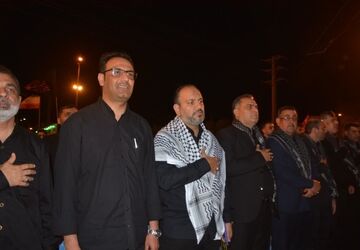 تجلی فرهنگ خدمت در موکب سازمان دانش آموزی استان خوزستان 