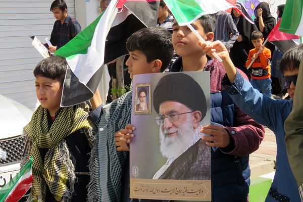 حضور پرشور مردم ناحیه یک شهرری در راهپیمایی روز جهانی قدس