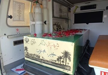 مهمانی شهید گمنام در مدرسه شاهد صدیقه طاهره (س)