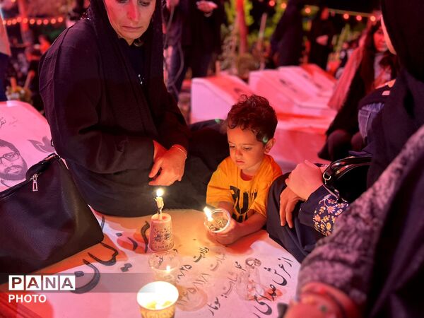 مراسم شام غریبان در ساوجبلاغ شهرک ینگی امام 