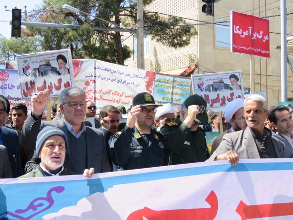 حضور باشکوه مردم شهر کندر در راهپیمایی روز جهانی قدس 