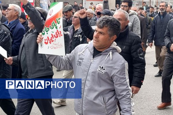 راهپیمایی باشکوه ۲۲ بهمن در اسلام‌آباد غرب