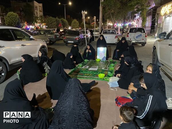 تجلی ایثار و عشق در بلوار فضل نیشابور 