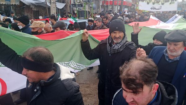 راهپیمایی ۲۲ بهمن در آشخانه