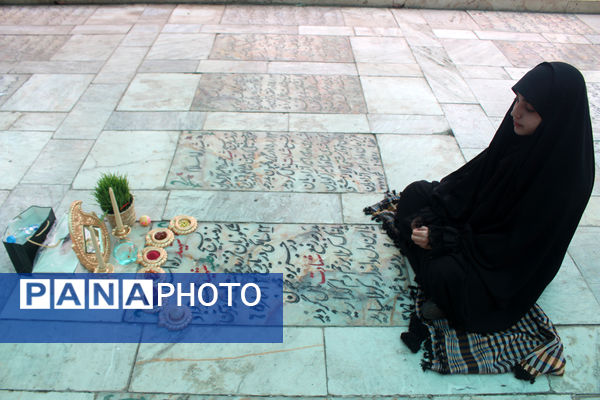 مراسم تحویل سال در گلزار شهدای قم