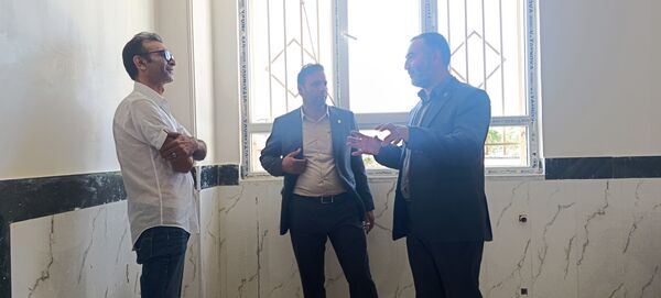بازدید مدیرکل نوسازی، توسعه و تجهیز مدارس خراسان شمالی از پروژه مدرسه بصیرت آشخانه 