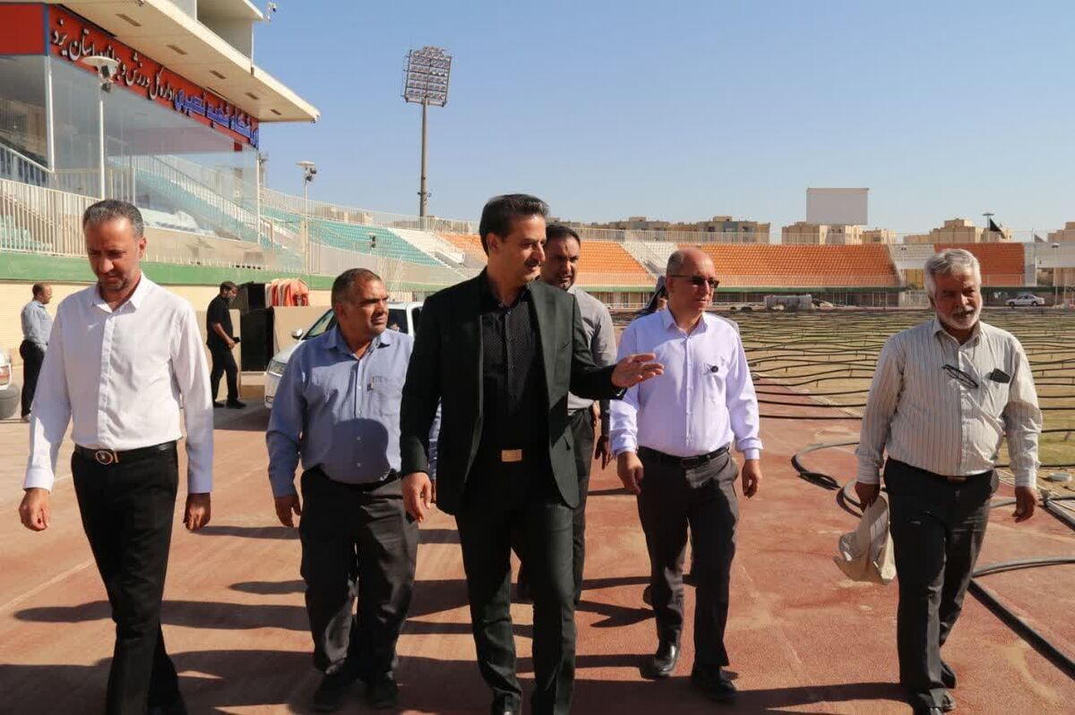 ورزشگاه شهید نصیری یزد آماده میزبانی از لیگ برتر می‌شود